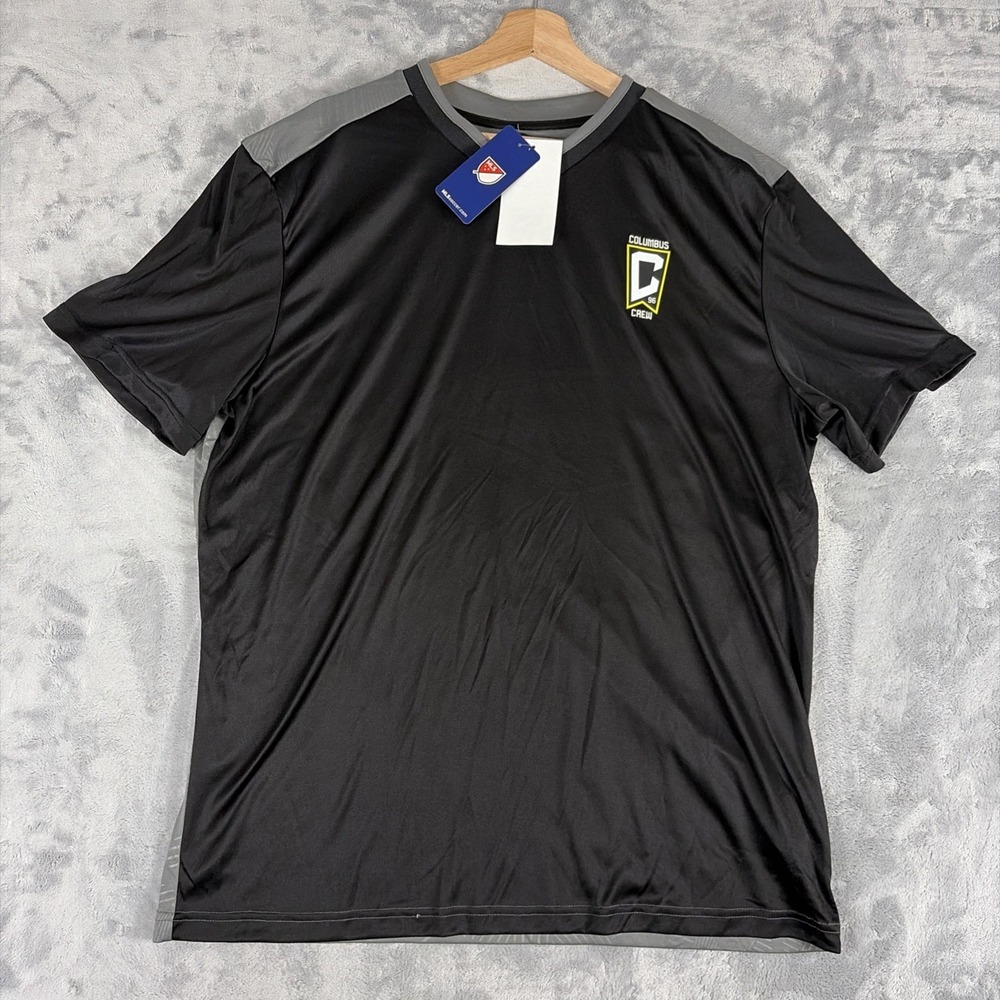 Columbus Crew Soccer Jersey Mens Size XL MLS Black Gray NWT